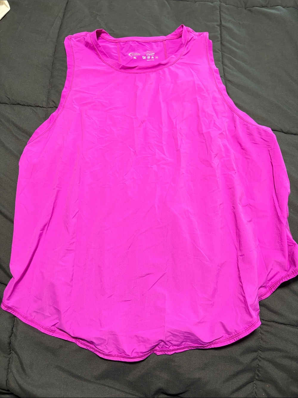 Women's Sleeveless Performance Tank Top - Bright Fuchsia Pink